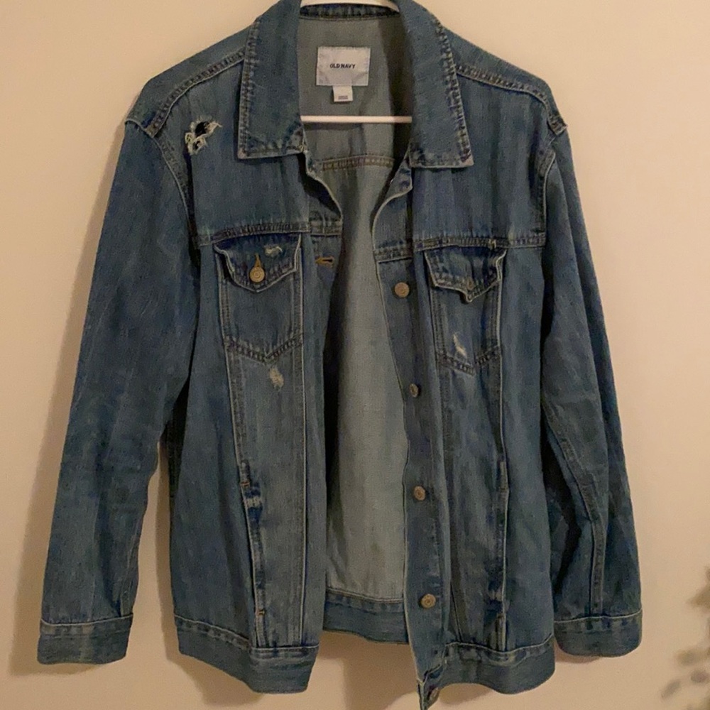 Distressed Jean Jacket